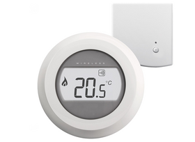 Round OpenTherm RF-thermostaat