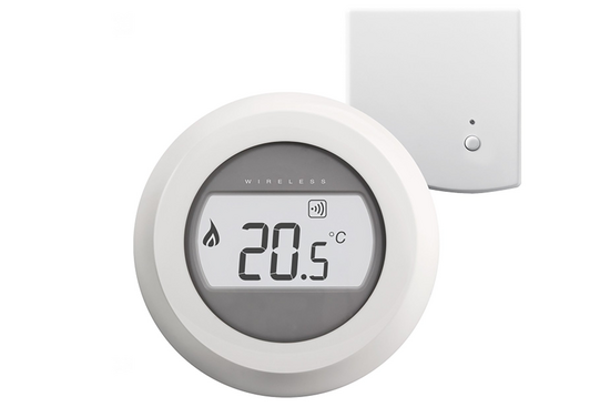 Round OpenTherm RF-thermostaat - afb. 1