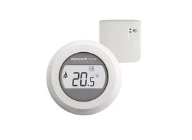 Round AAN/UIT RF-thermostaat