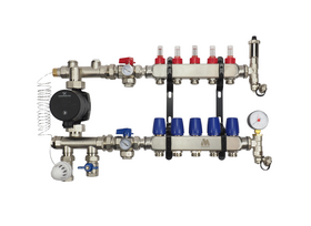 Open RVS Verdeler met LTV-mengunit op Maat