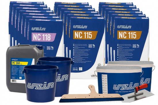 UZIN NC 115 Reparatie- en egalisatiepakket, 50 m² - afb. 1