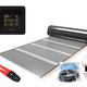 Verwarming Folie Set 10 m² / 1200 Watt Set met MRC-thermostaat | Zwart - afb. 1