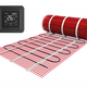 Verwarmingsmat Set Professional WiFi 1,5 m² / 225 Watt Set met C16-thermostaat | Zwart (inbouw) - afb. 1