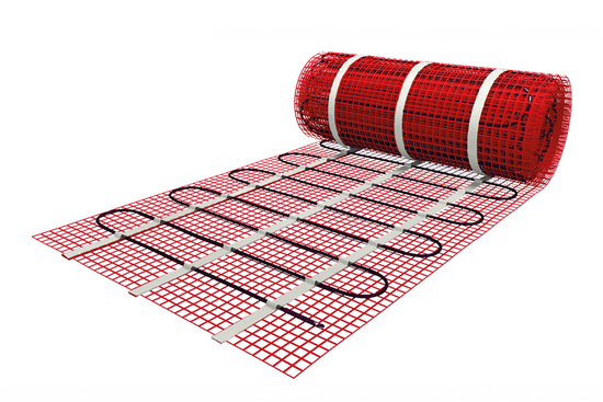 Verwarmingsmat Set 2,5 m² / 375 Watt Set met C16-thermostaat | Zwart (inbouw) - afb. 6