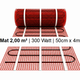 e-HEAT Mat Set met witte C16-thermostaat 2,00 m² / 300 Watt - afb. 2