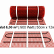 e-HEAT Mat Set met witte C16-thermostaat 6,00 m² / 900 Watt - afb. 2