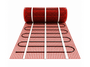 Elektrische verwarmingsmat 5 m² / 750 Watt (0,5m x 10m)