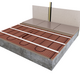 Vloerverwarmingsmat Set Comfort 10 m² / 1500 Watt Set met MIC² Basic-thermostaat | Wit - afb. 4