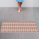 Vloerverwarmingsmat Set  2 m² / 300 Watt Set met MIC-klokthermostaat | Wit - afb. 2