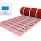 Verwarmingsmat Set 4,5 m² / 675 Watt Set met MIC-klokthermostaat | Wit - afb. 1