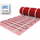 Vloerverwarmingsmat Set Comfort 5 m² / 750 Watt Set met MIC-klokthermostaat | Wit - afb. 1
