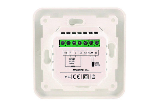 Digitale WiFi Klokthermostaat C16-thermostaat (inbouw) | RAL 9010 Wit - afb. 5