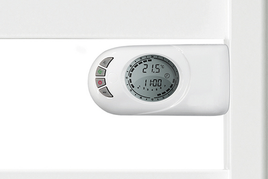 ZION Elektrische Badkamerradiator 750 Watt | Wit (RAL 9010) - afb. 2