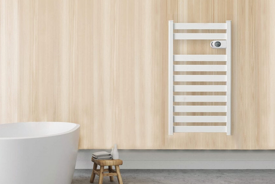 ZION Elektrische Badkamerradiator 750 Watt | Wit (RAL 9010) - afb. 3